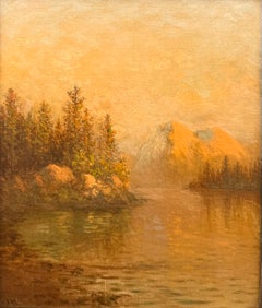 “Mountainous Lake Landscape Norway”