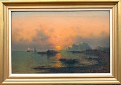 “Seaside Sunset in Norway”