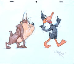“Tasmanian Devil and Daffy Duck”