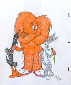“Gossamer, Daffy Duck and Bugs Bunny”