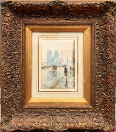 “Notre Dame Paris in the Rain”
