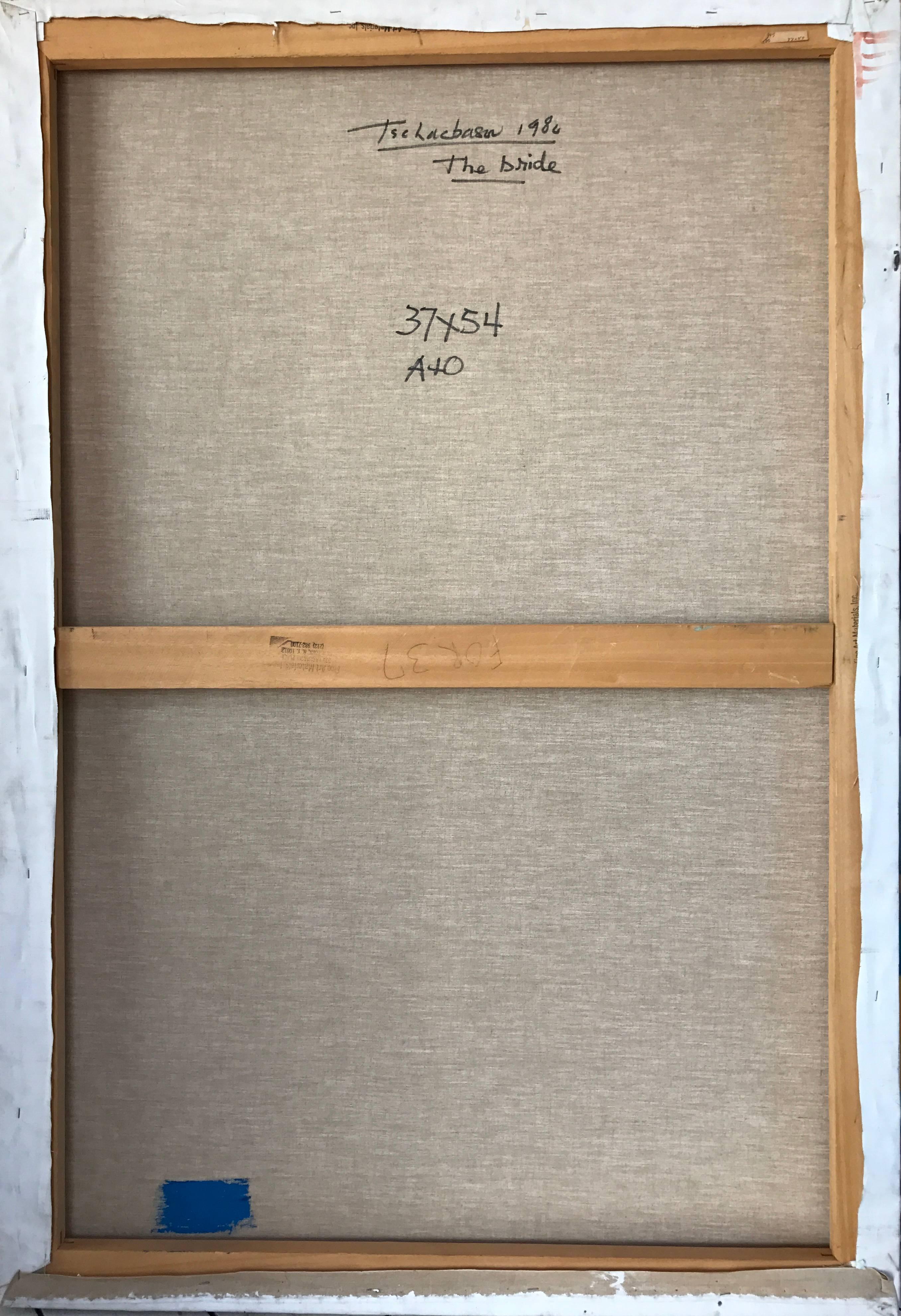 Ecco per te uno degli ultimi dipinti realizzati dal noto artista russo/americano Nahum Tschacbasov.  Acrilico su tela; firmato in basso a destra e datato, 1980. Titolato sul verso.  Attualmente non è incorniciato.

I dipinti di Nahum Tschacbasov