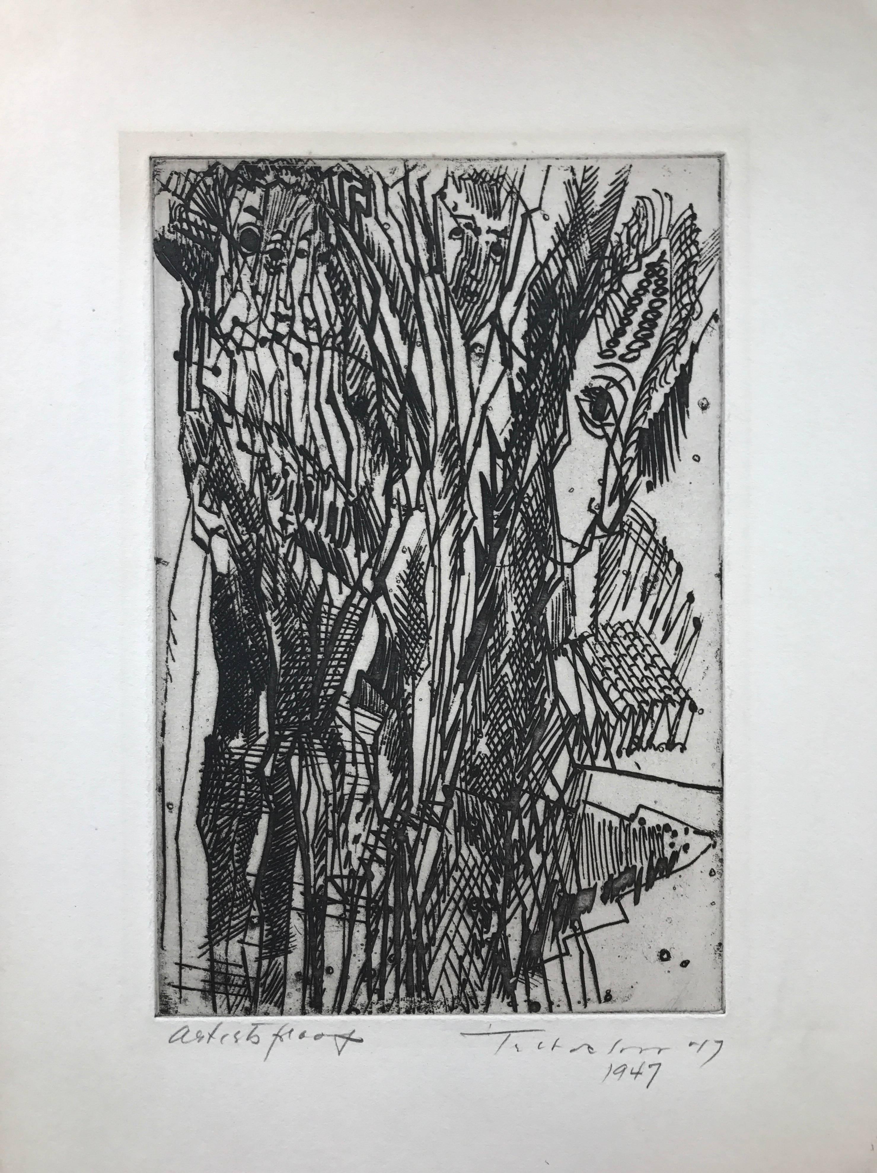 „Untitled““ – Print von Nahum Tschacbasov