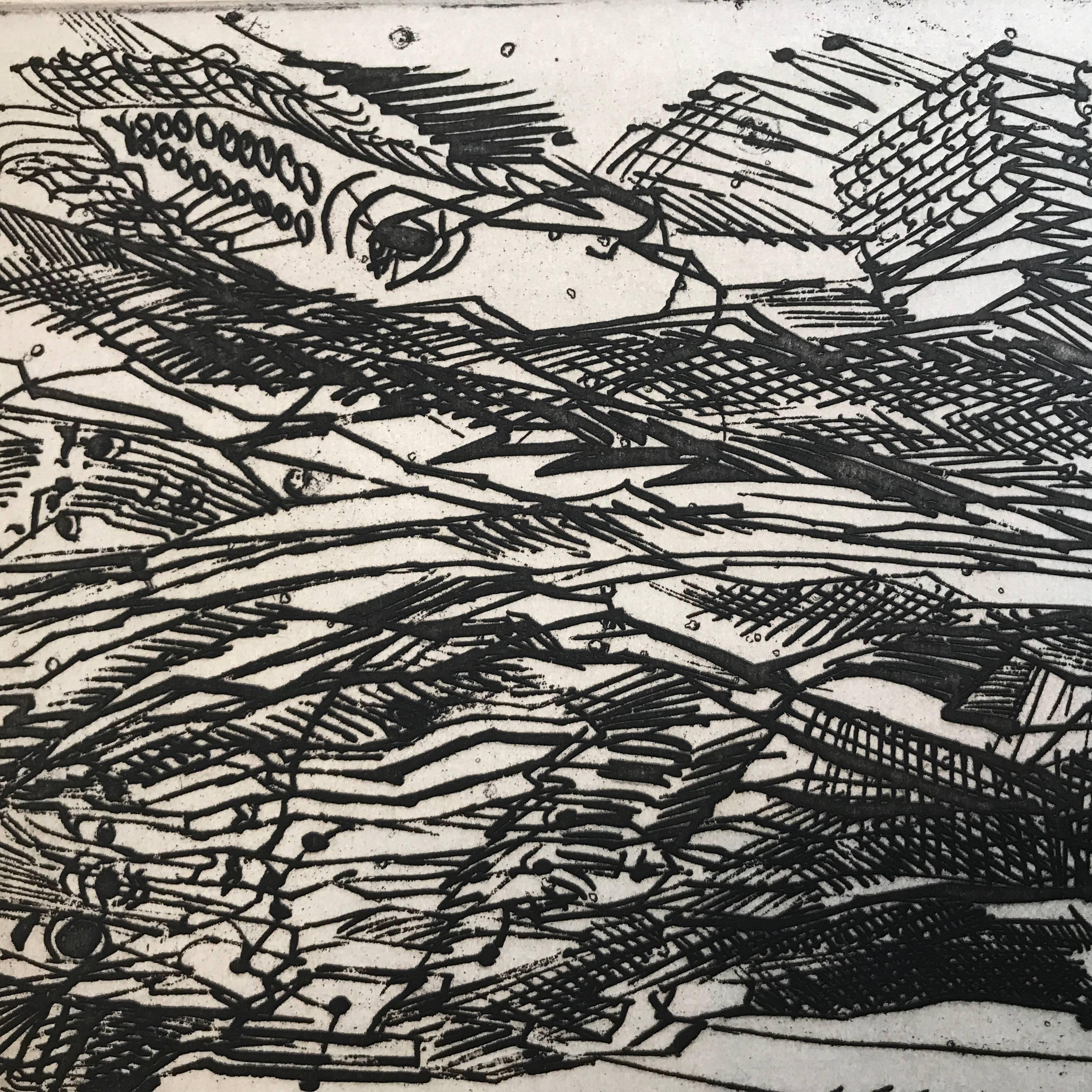 „Untitled““ (Surrealismus), Print, von Nahum Tschacbasov