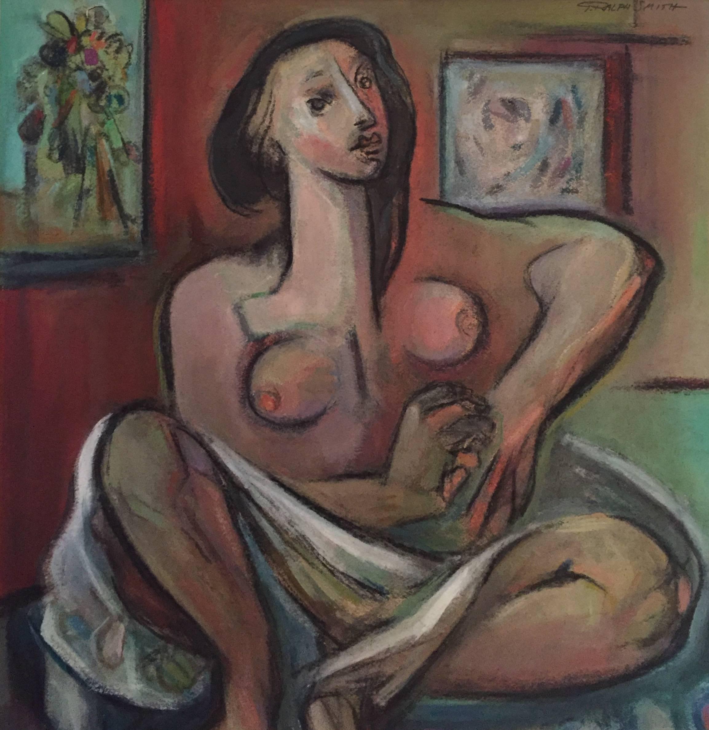 "Pose" - Mixed Media Art by G. Ralph Smith