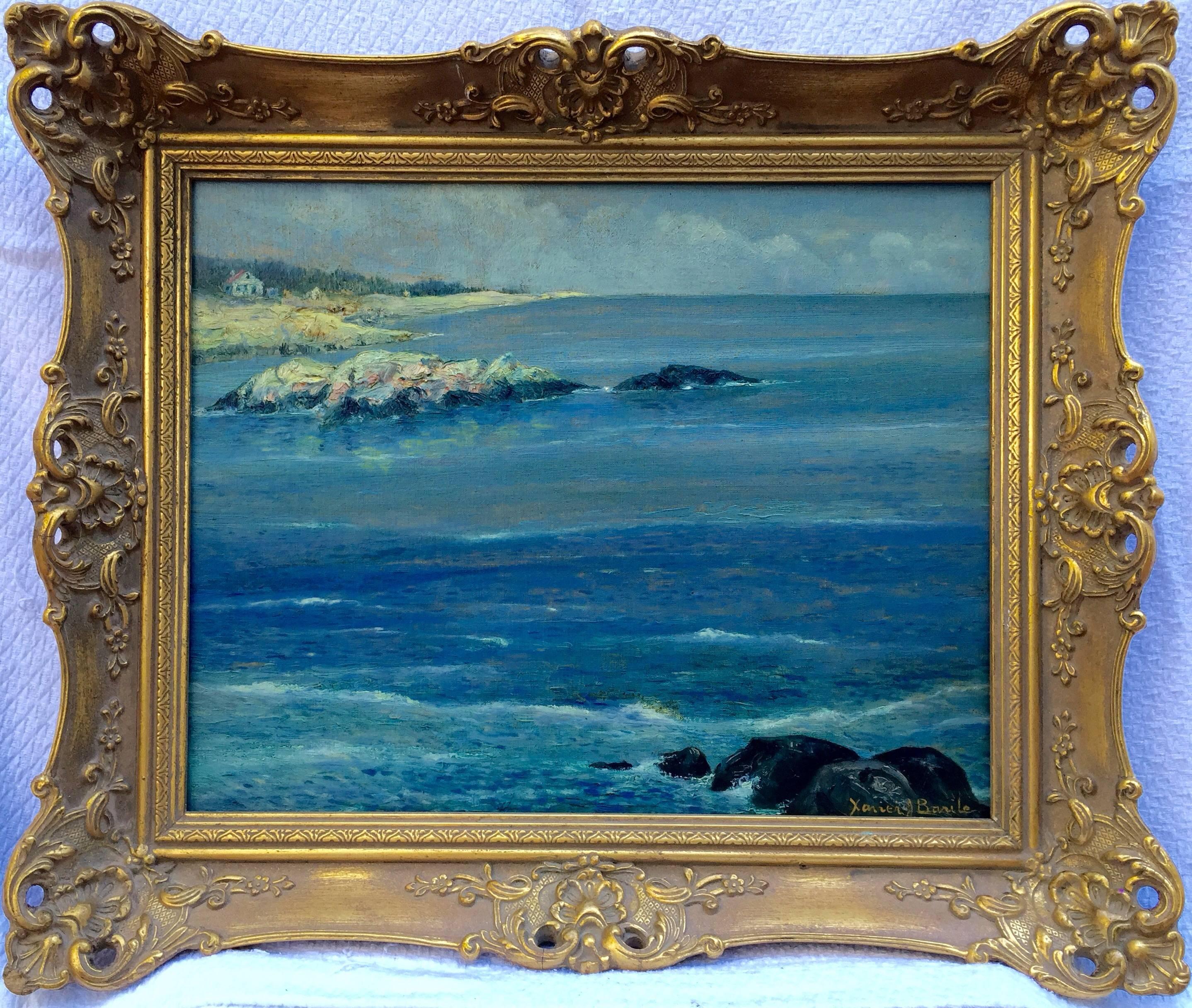 Xavier J. Barile Landscape Painting - "North Atlantic"