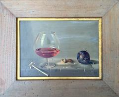 "Brandy Snifter and Plum"