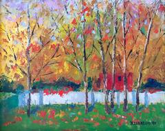 "White Fence, Red House"