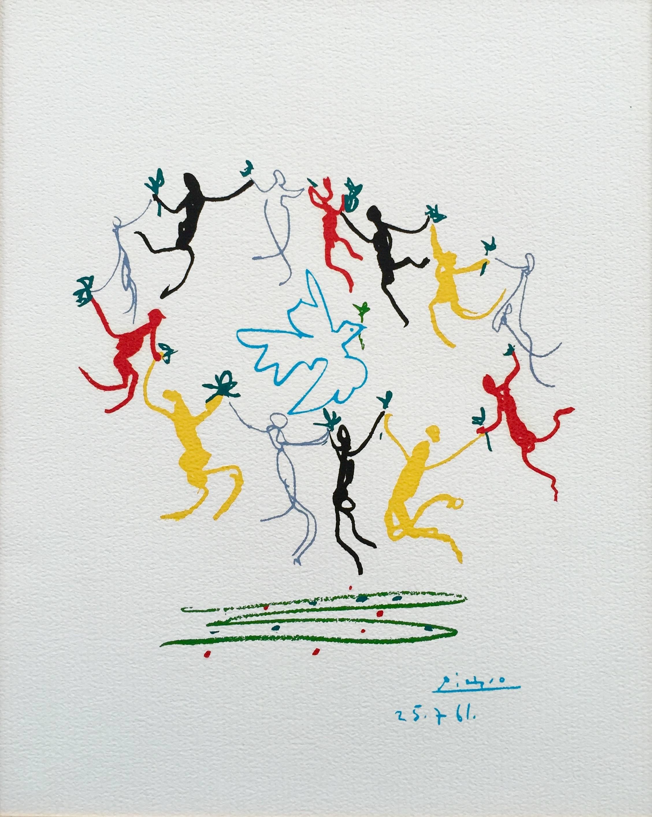 Pablo Picasso Figurative Print - "La Ronde de la Jeunesse"
