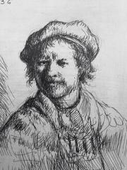 "Rembrandt Self Portrait, 1636"