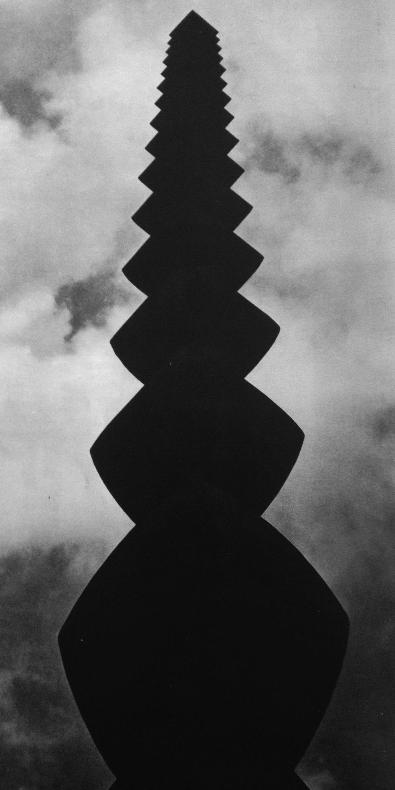 Dan Er. Grigorescu Black and White Photograph - Photograph The Endless Column I 