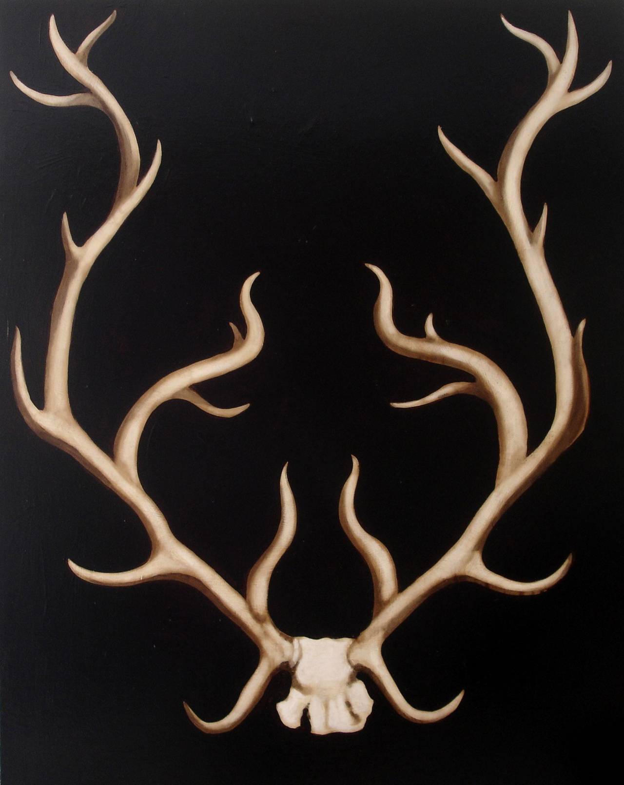 Brian Hibbard Animal Painting - Antler 14