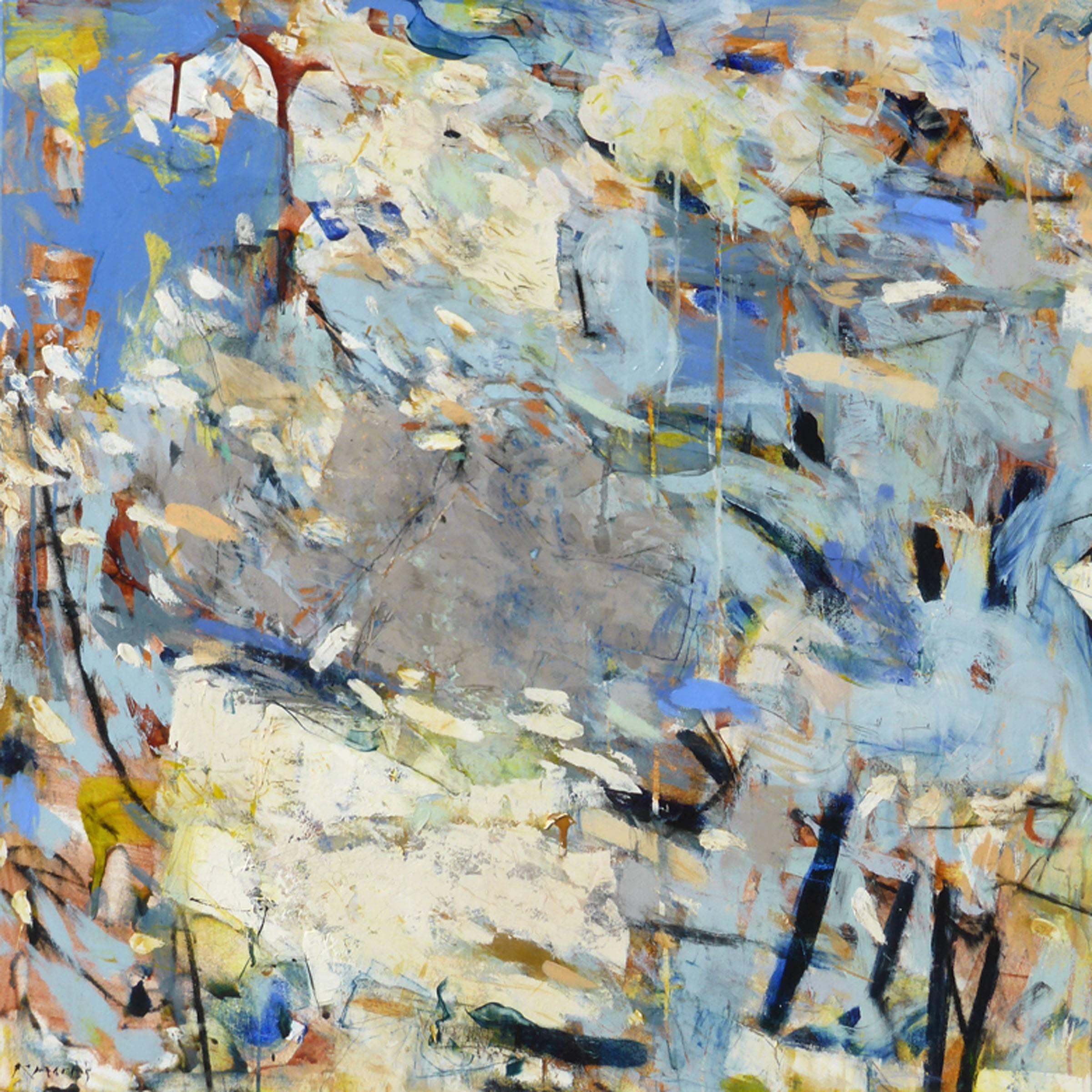 Krista Harris Landscape Painting - Glass House