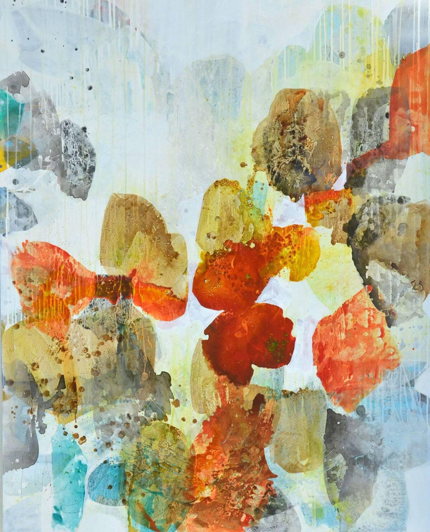 Liz Barber Abstract Painting - Tulips 5
