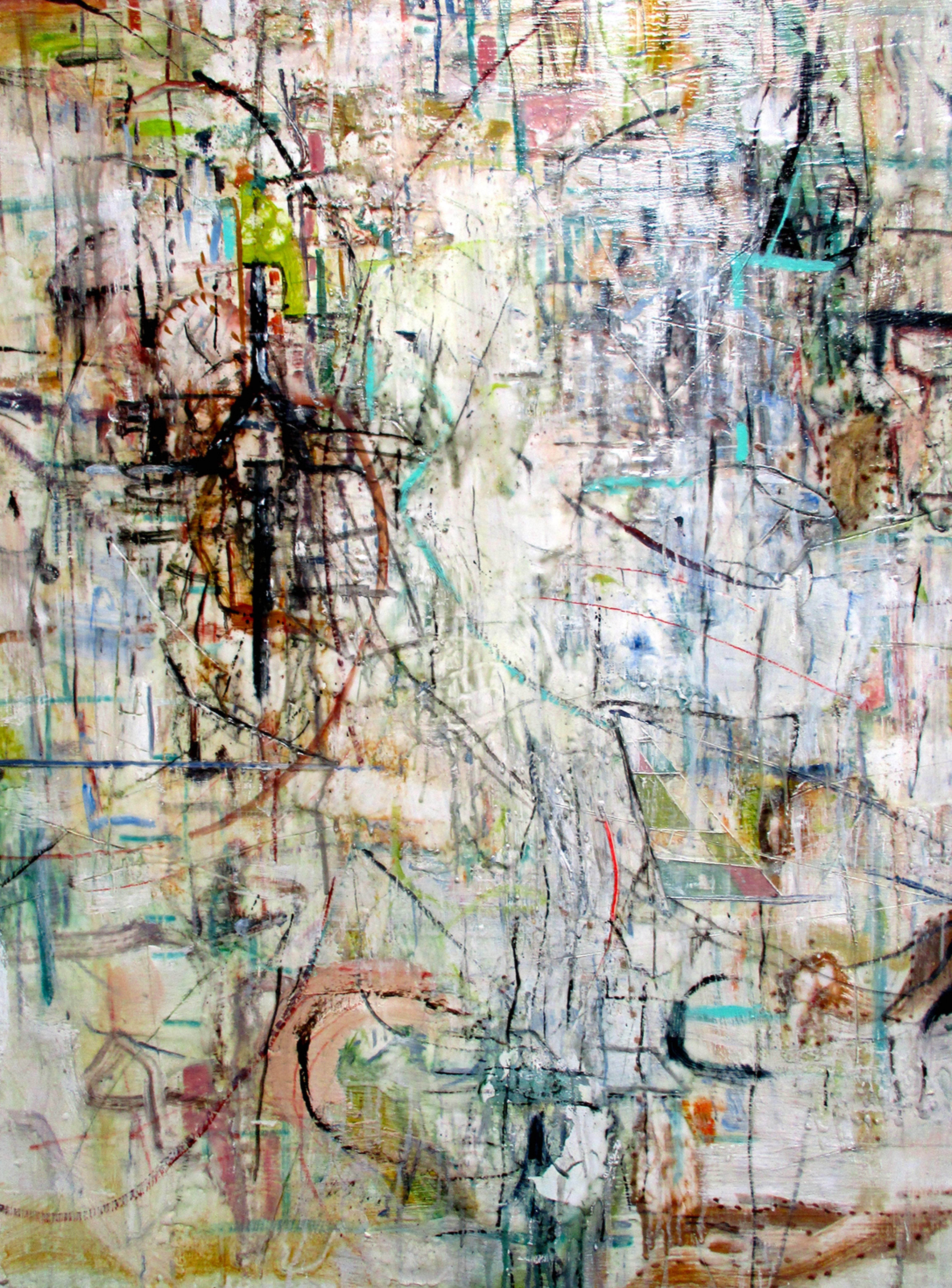 Mark Perlman Abstract Painting - Neighbor