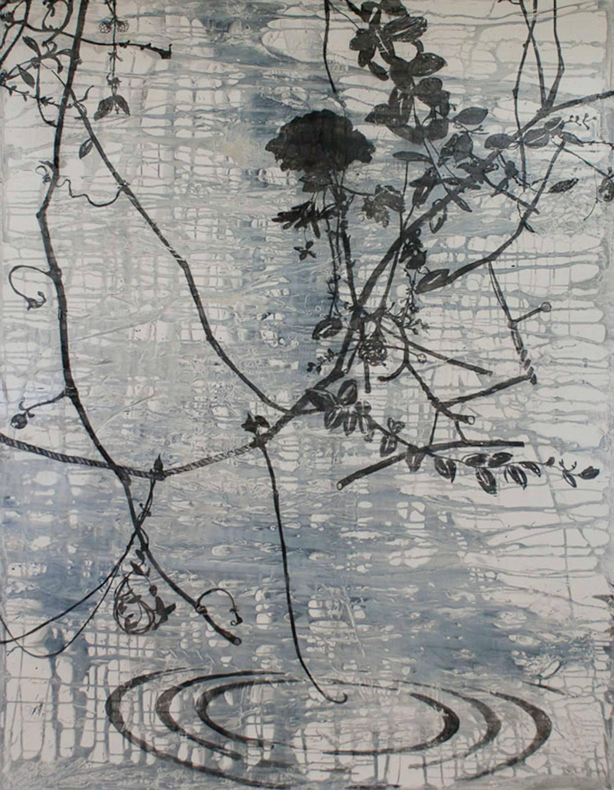 Rose, Thicket, Spring (From the Wisdom Series) - Mixed Media Art by Anna Jaap