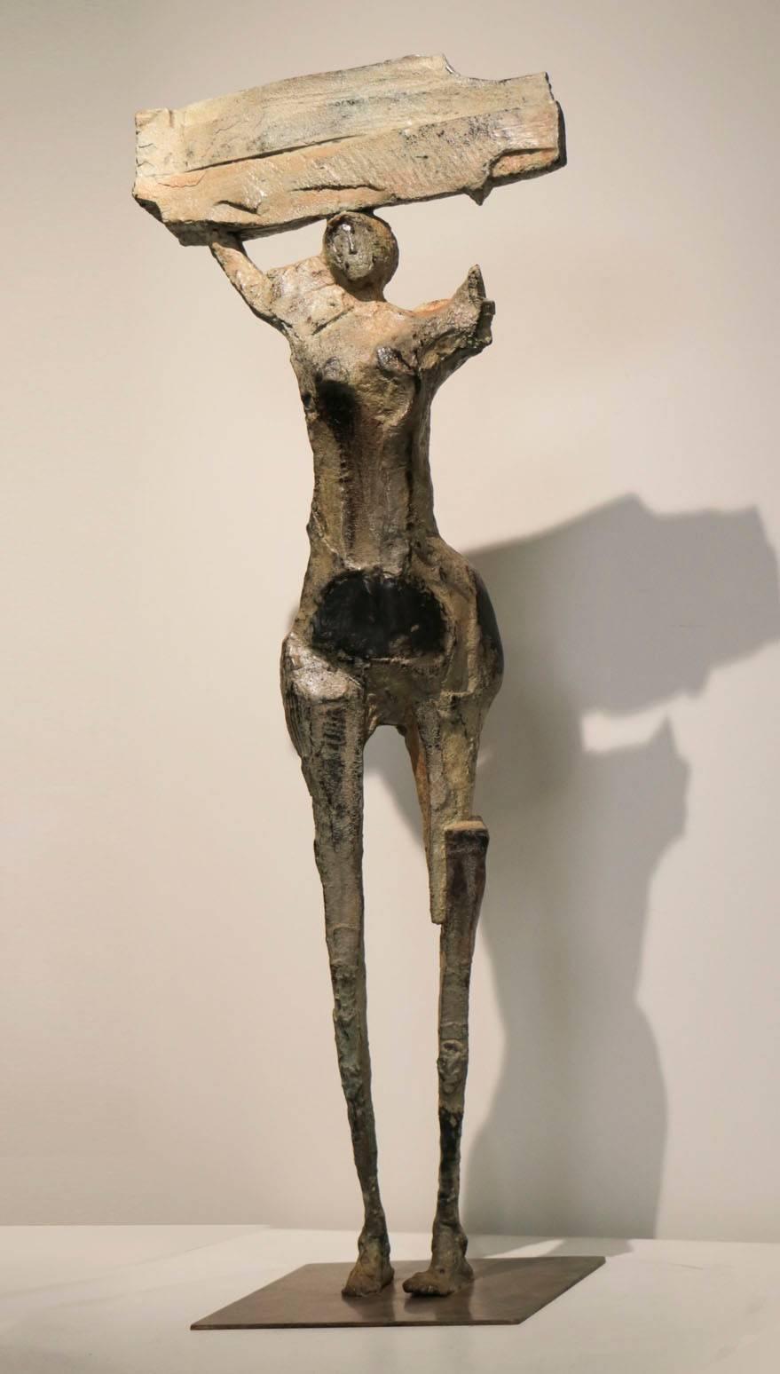 John Denning Figurative Sculpture - Carytid