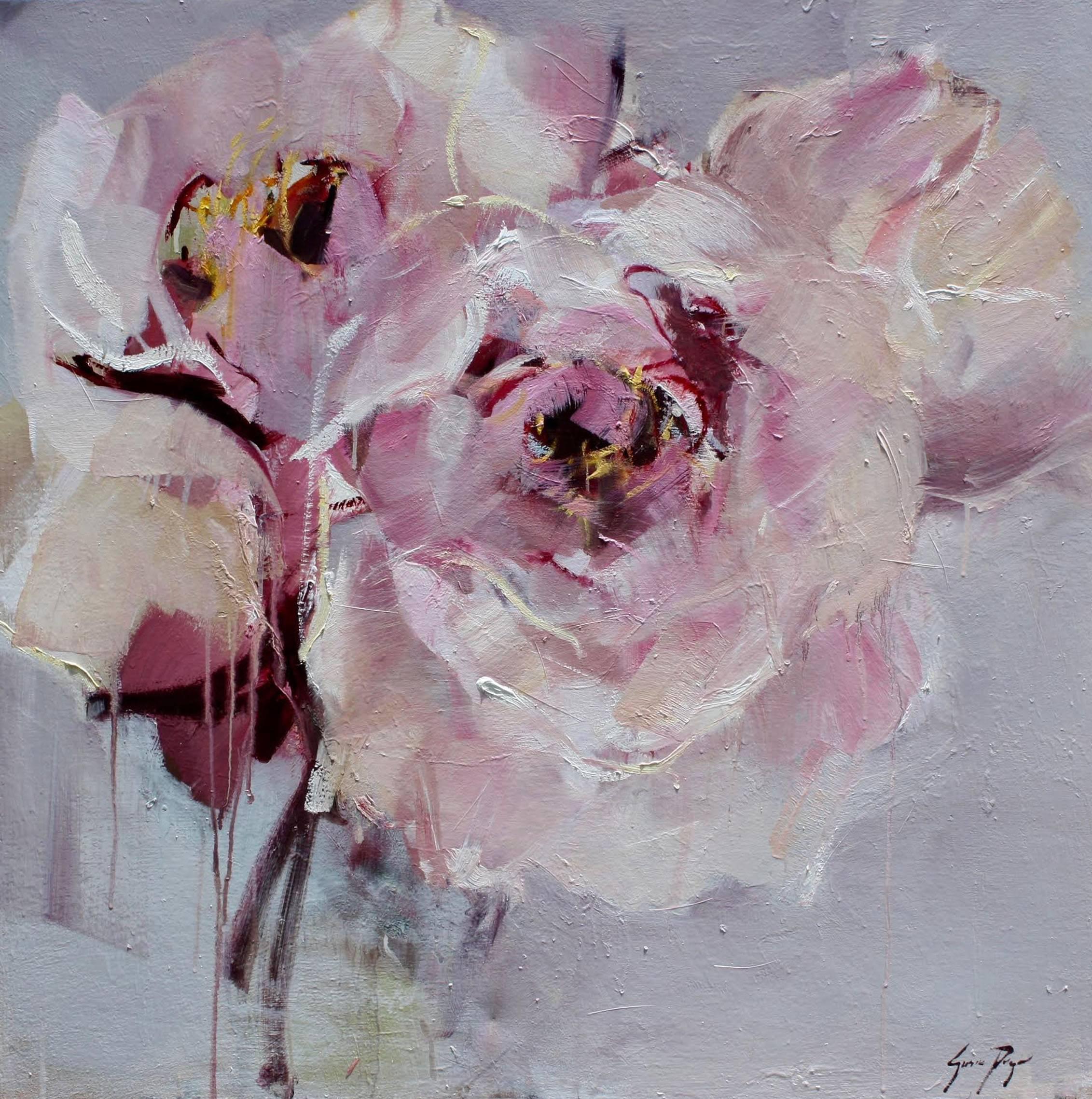 Susie Pryor Still-Life Painting - Floral Composition #10