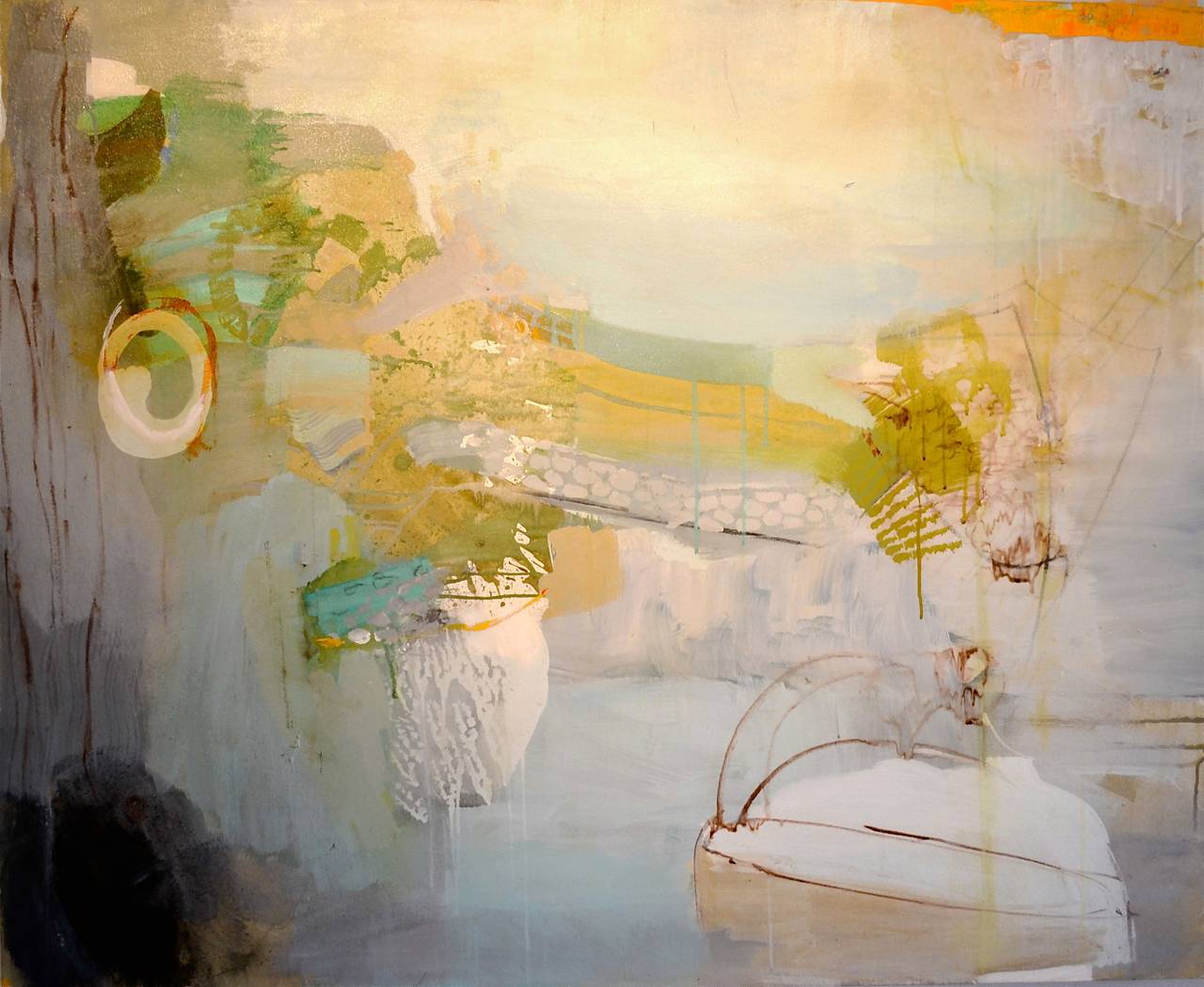 Madeline Denaro Landscape Painting - Chauncey's Choice