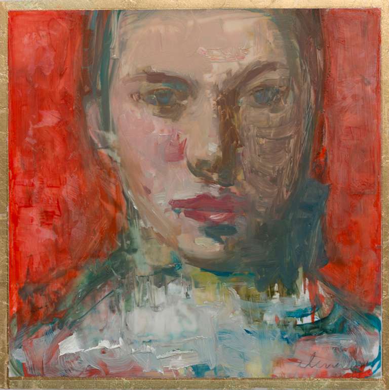 Elena Zolotnitsky Portrait Painting - Cherry Blossom