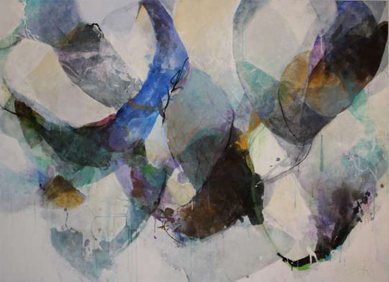Doug Kennedy Abstract Painting - Flora Chimes