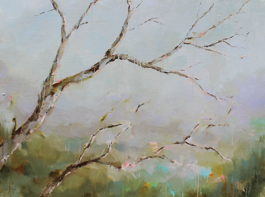 Susie Pryor Landscape Painting - Overlooking Tuscany