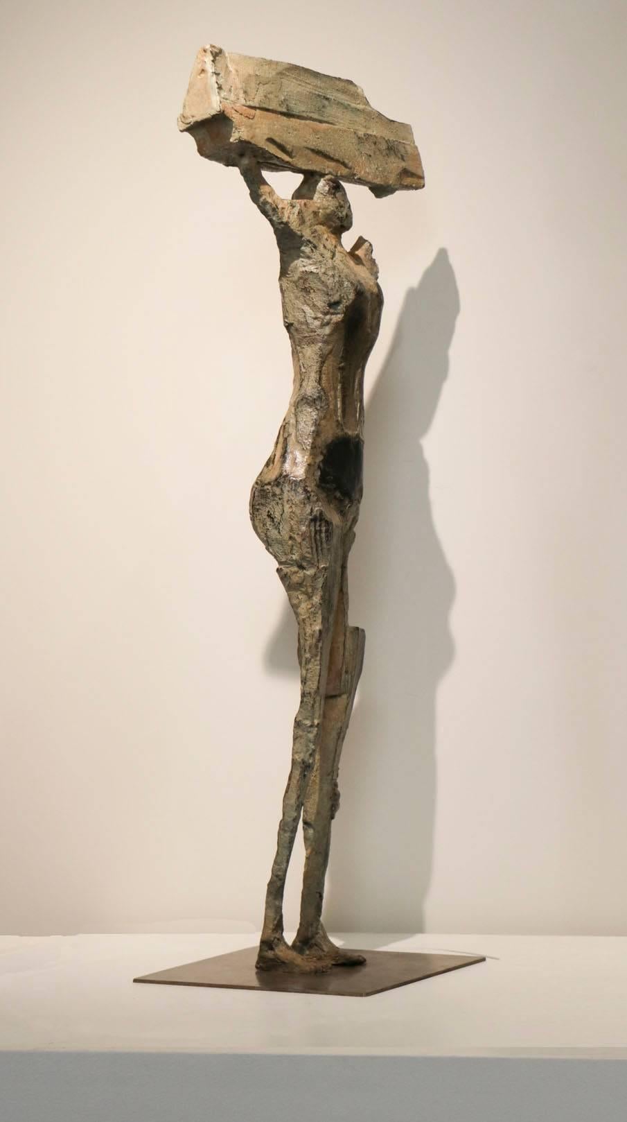 Carytid - Sculpture by John Denning