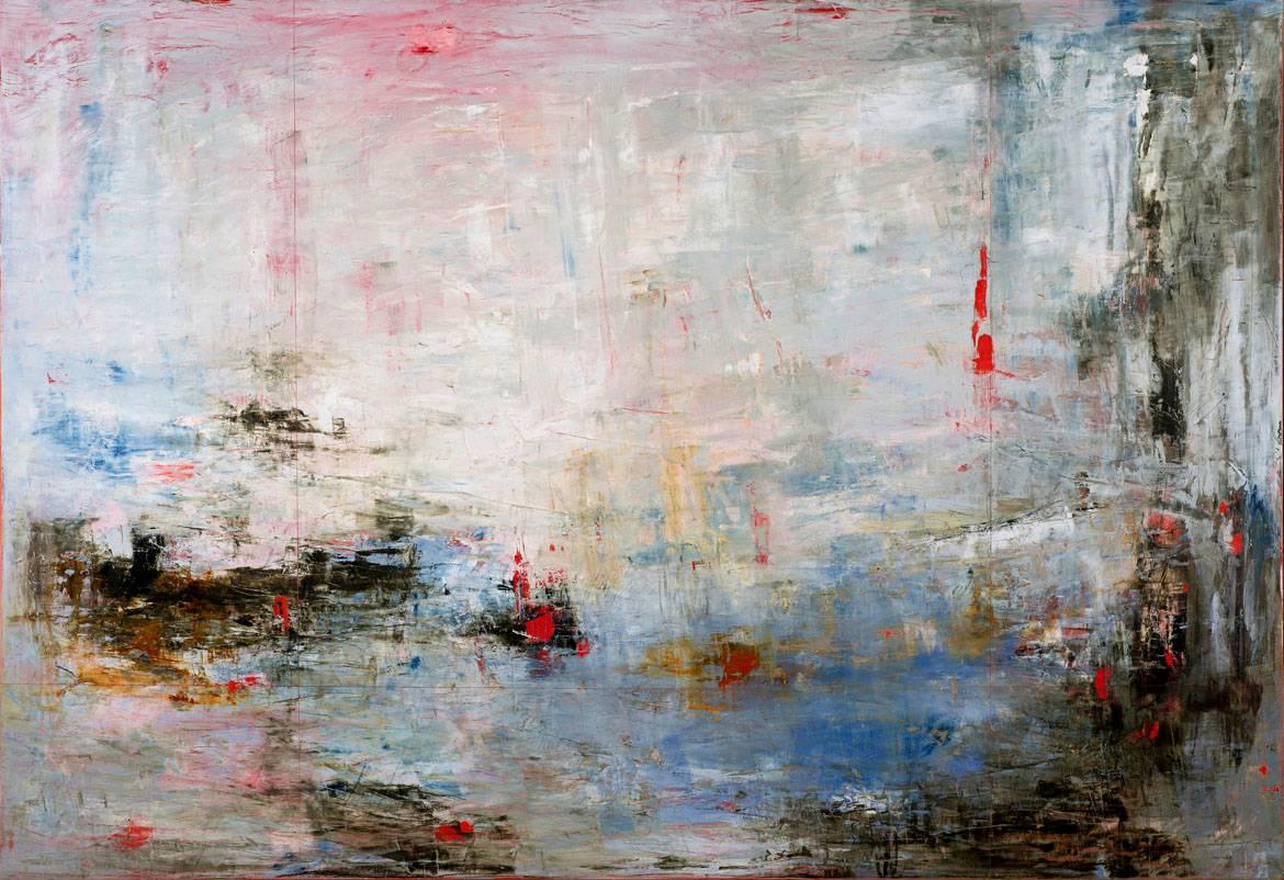Peter Burega Abstract Painting - The Long Way Home