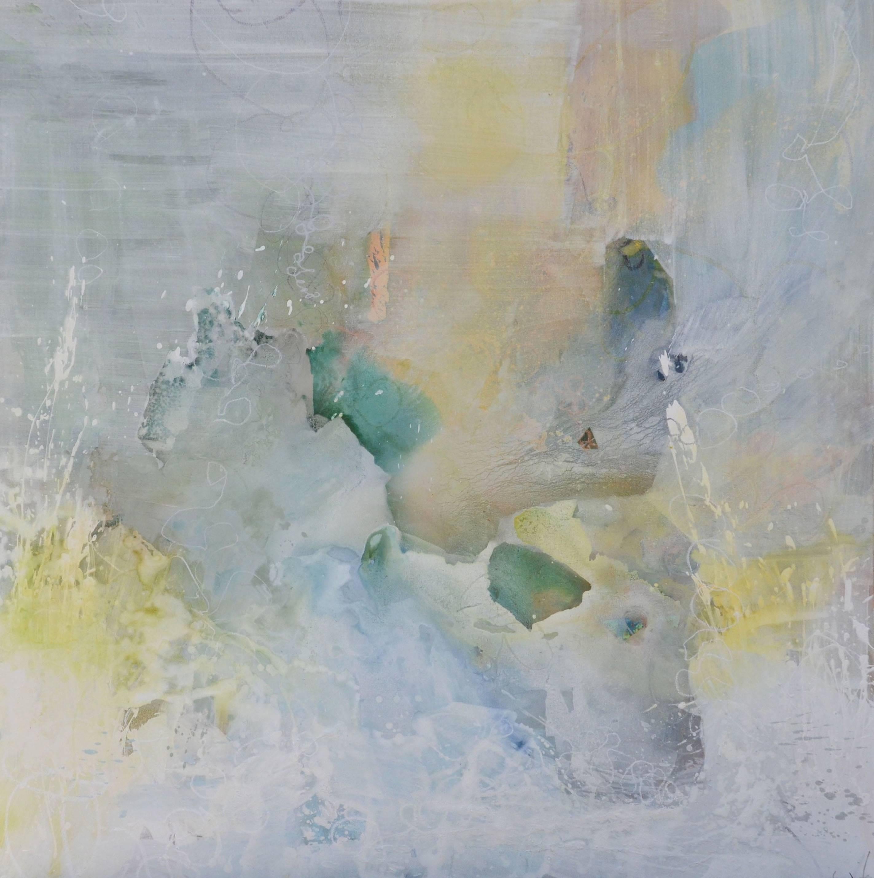 Liz Barber Abstract Painting - Ocean 2