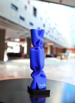 LAURENCE JENKELL – Small Blue Candy  Escultura icónica del pop art
