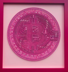 SEQUIN KAY - Barbie Pink Coin - 3600 Swarovski crystals + 23-karat gold leaf