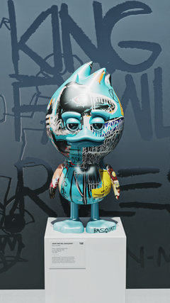 TUD TOY - Jean Michel Basquiat Tribute - Big Sculpture - LAST ONE AVAILABLE
