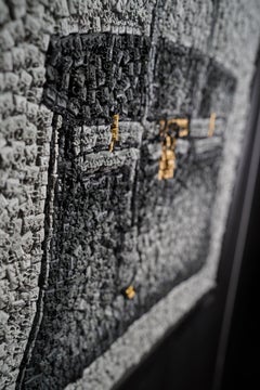 KEVIN CHAMPENY - H Tribute Mosaic Grey, mosaico con tecniche miste