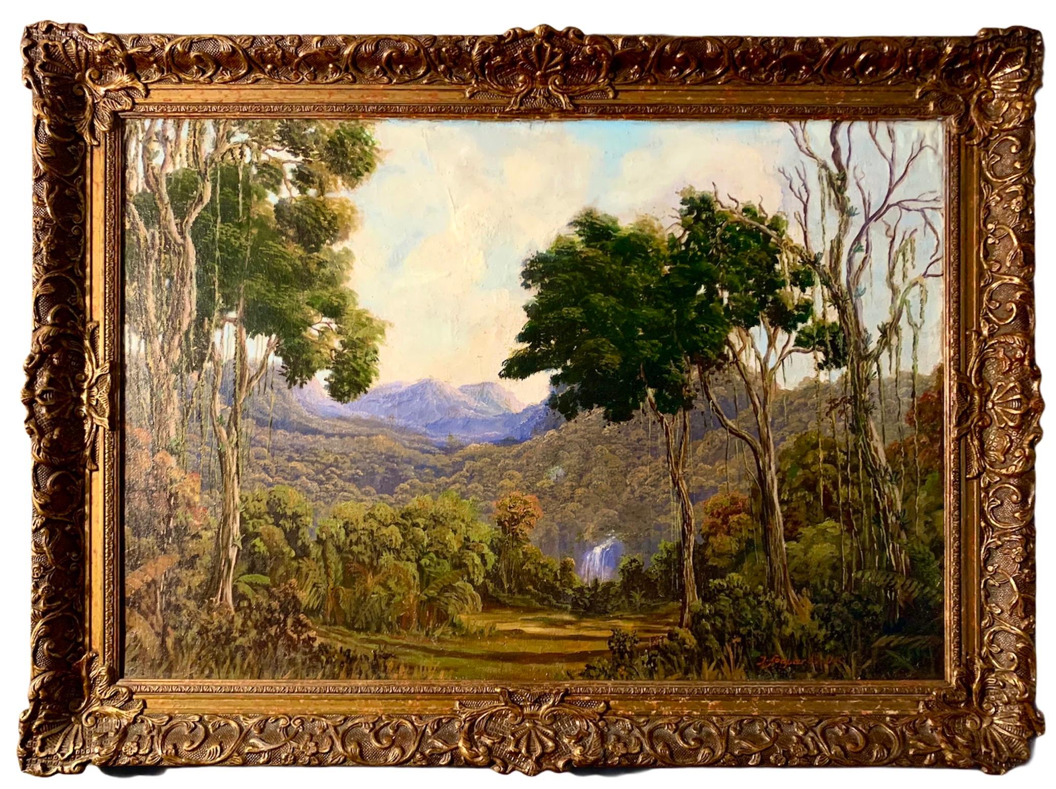 jungle landscape painting