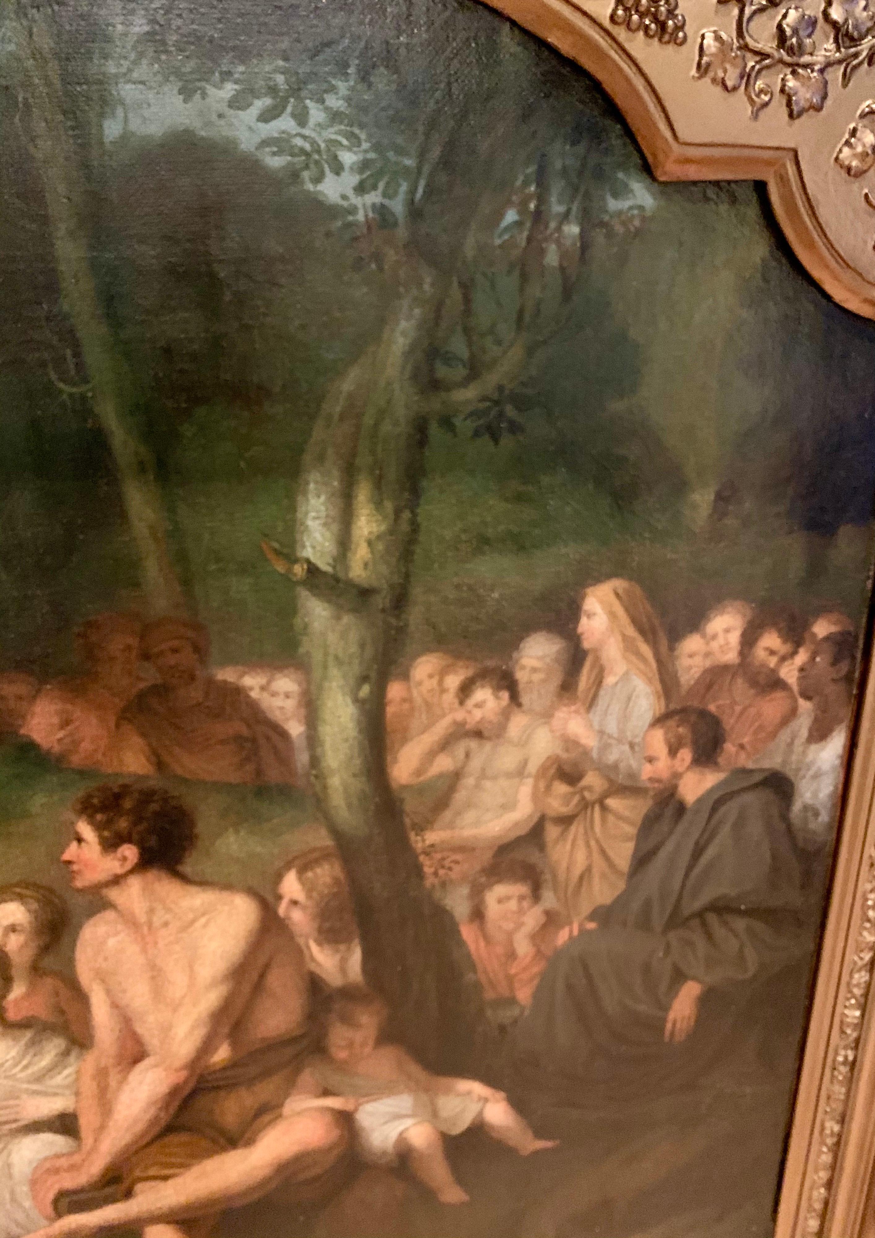 The preaching of John the Baptist - Biblical Religious Painting Neoclassicism 2
