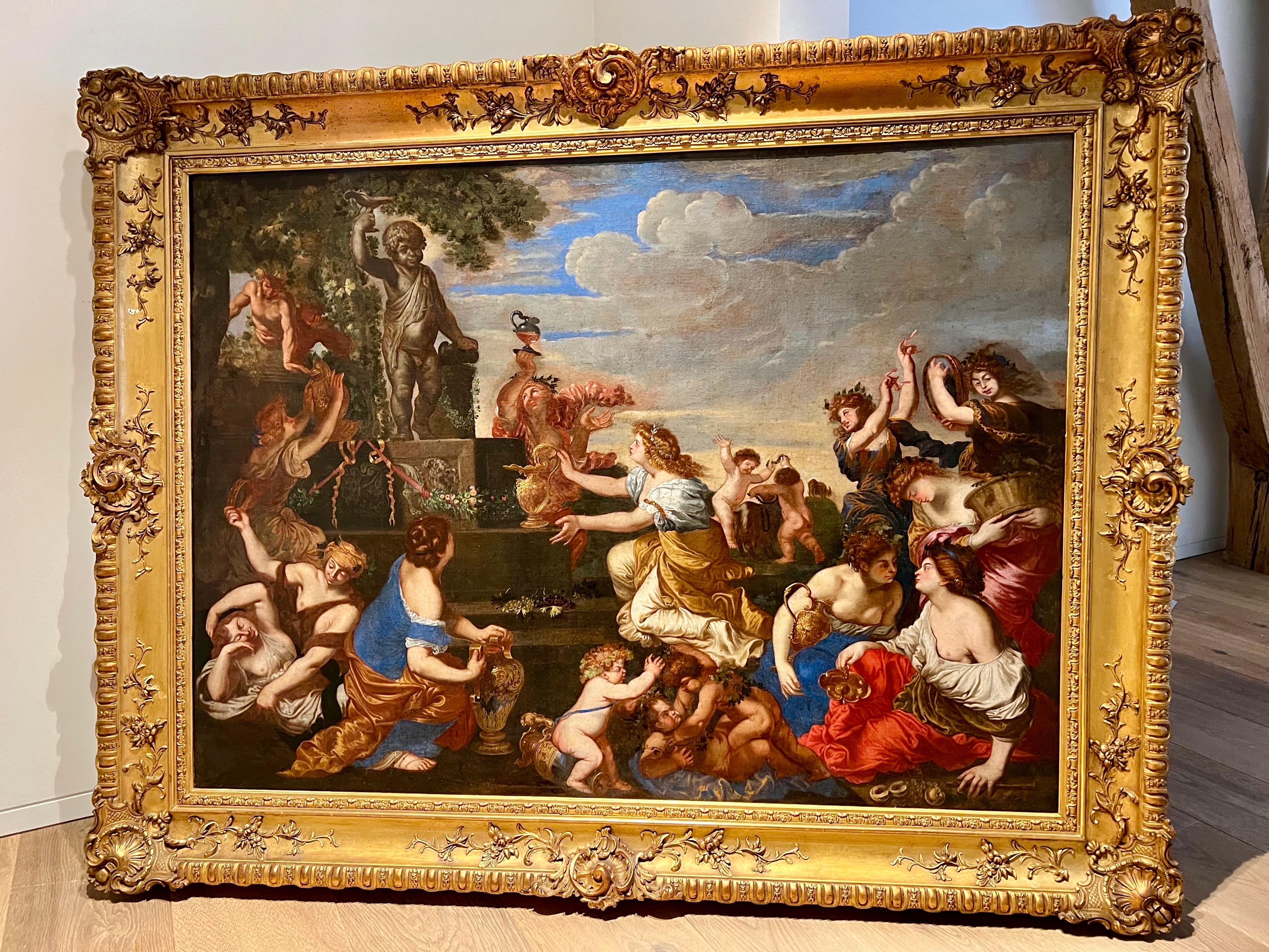 feast of bacchus painting