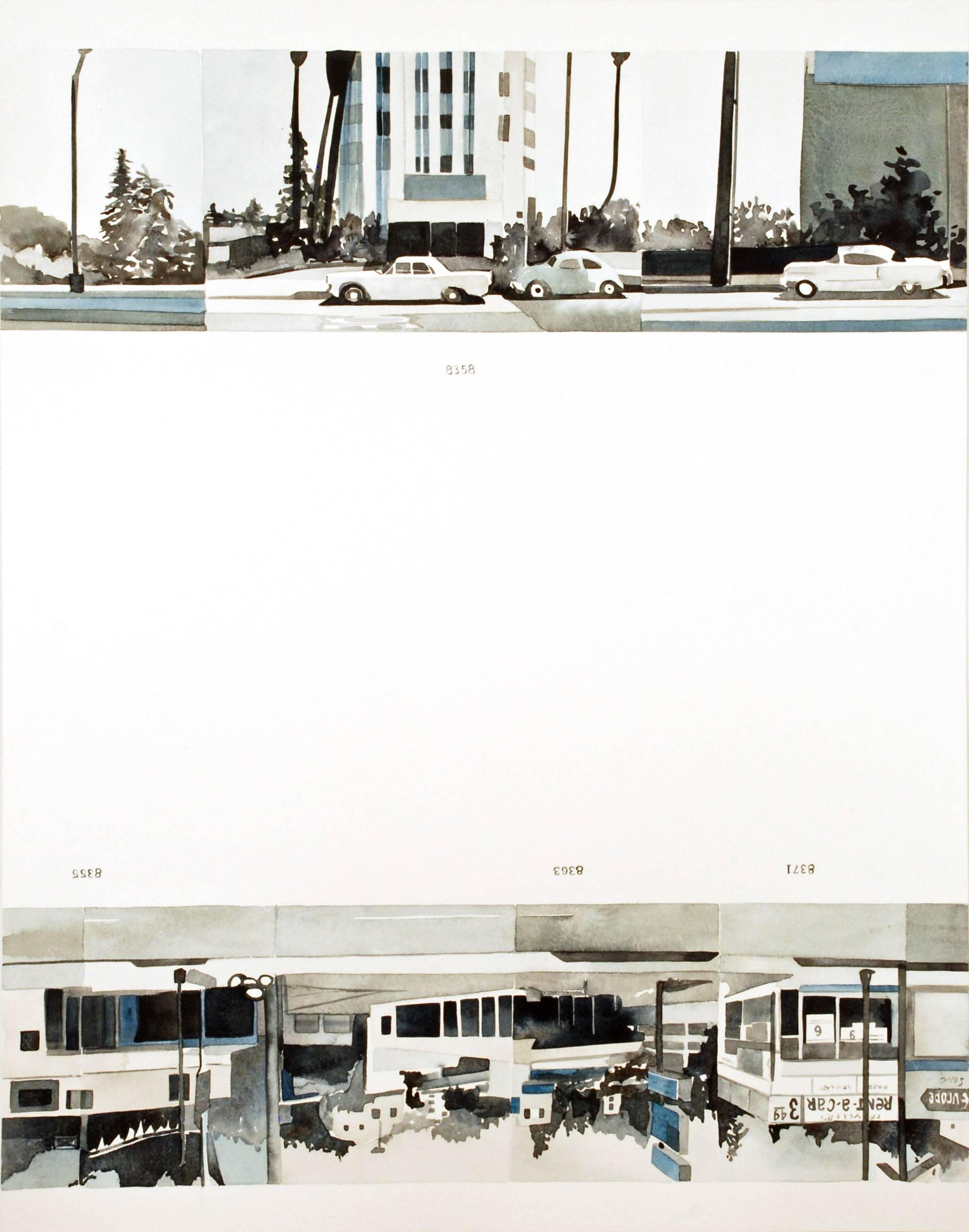 Ed Ruscha’s Every Building on the Sunset Strip #14 - Art by Amy Park