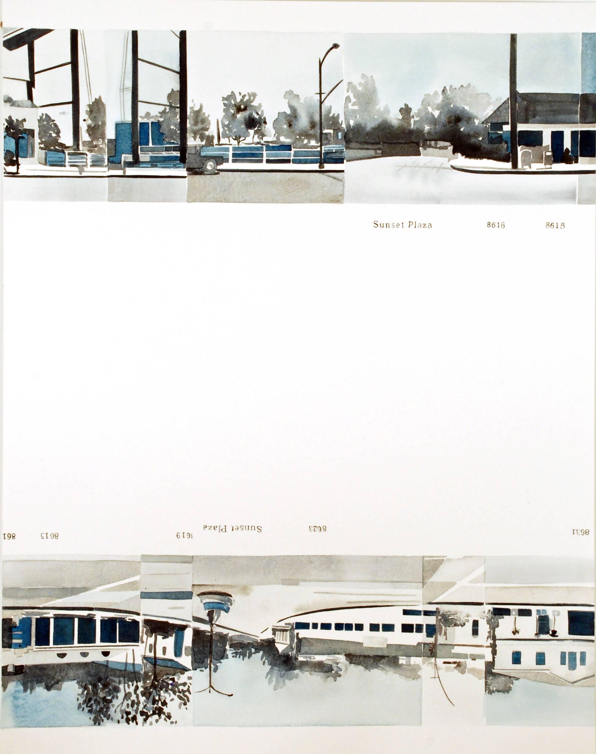 Amy Park Landscape Art - Ed Ruscha’s Every Building on the Sunset Strip #28