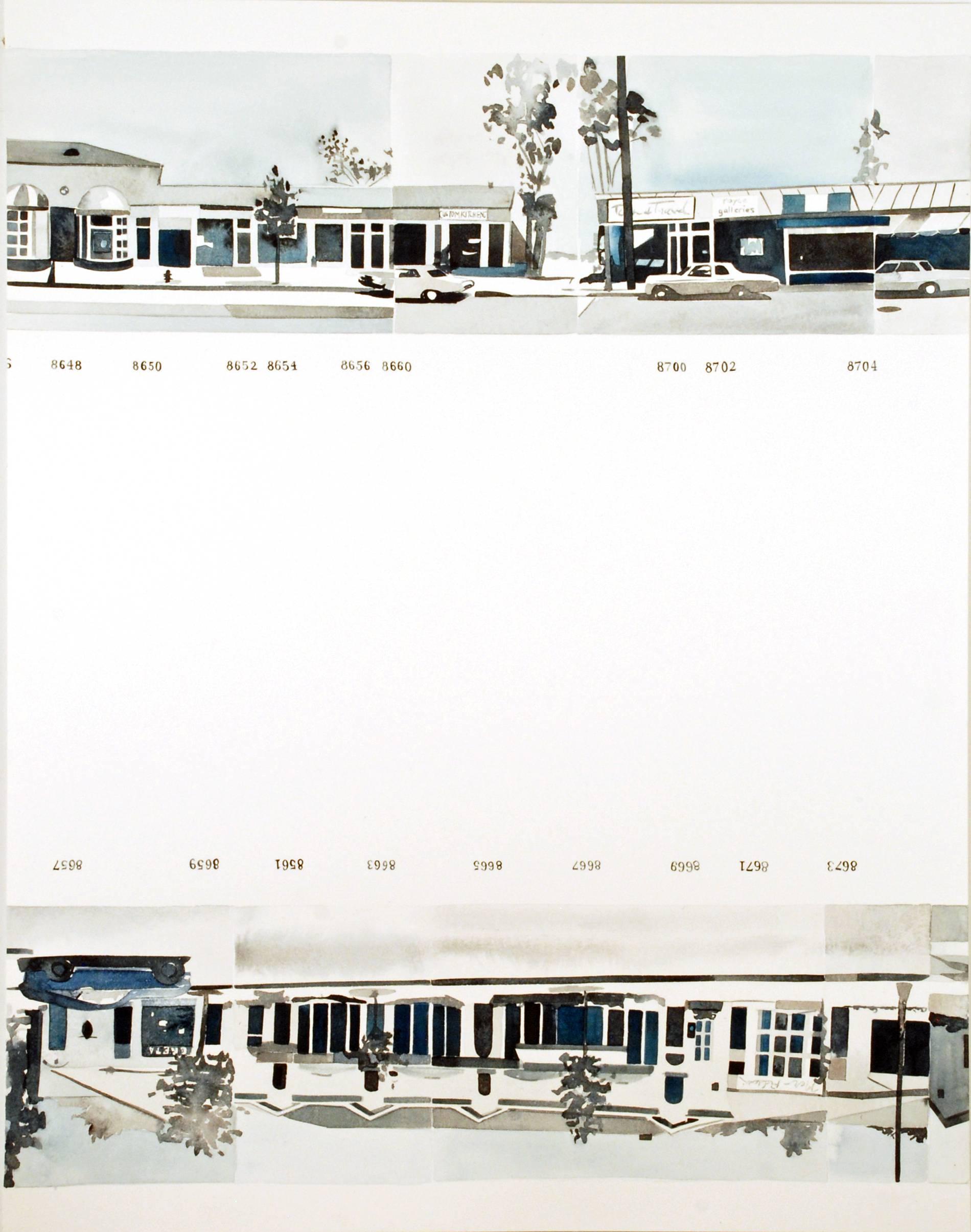 Ed Ruscha’s Every Building on the Sunset Strip #30 - Art by Amy Park