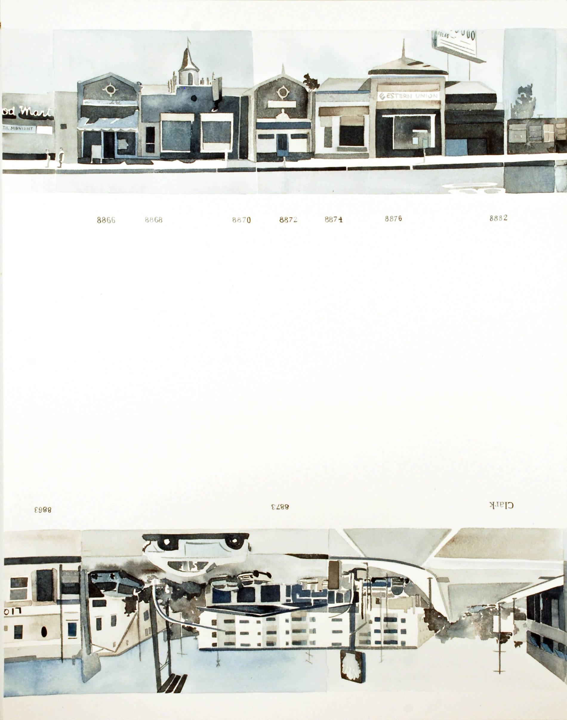 Ed Ruscha's Every Building on the Sunset Strip #39 - Art by Amy Park