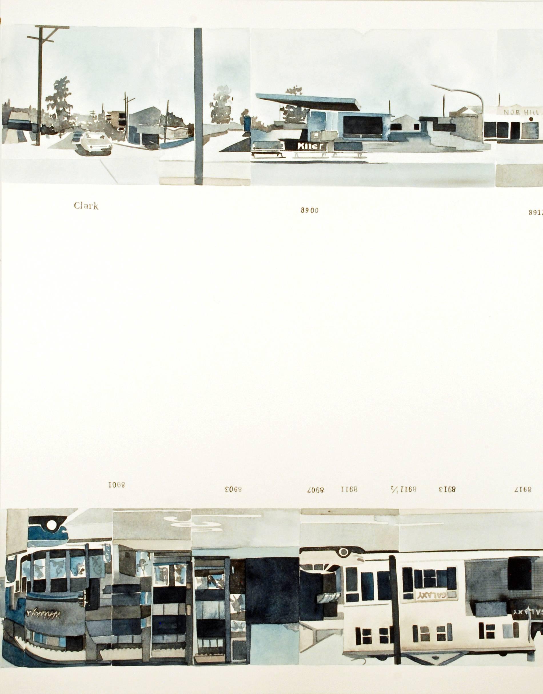 Ed Ruscha's Every Building on the Sunset Strip #40 - Art by Amy Park