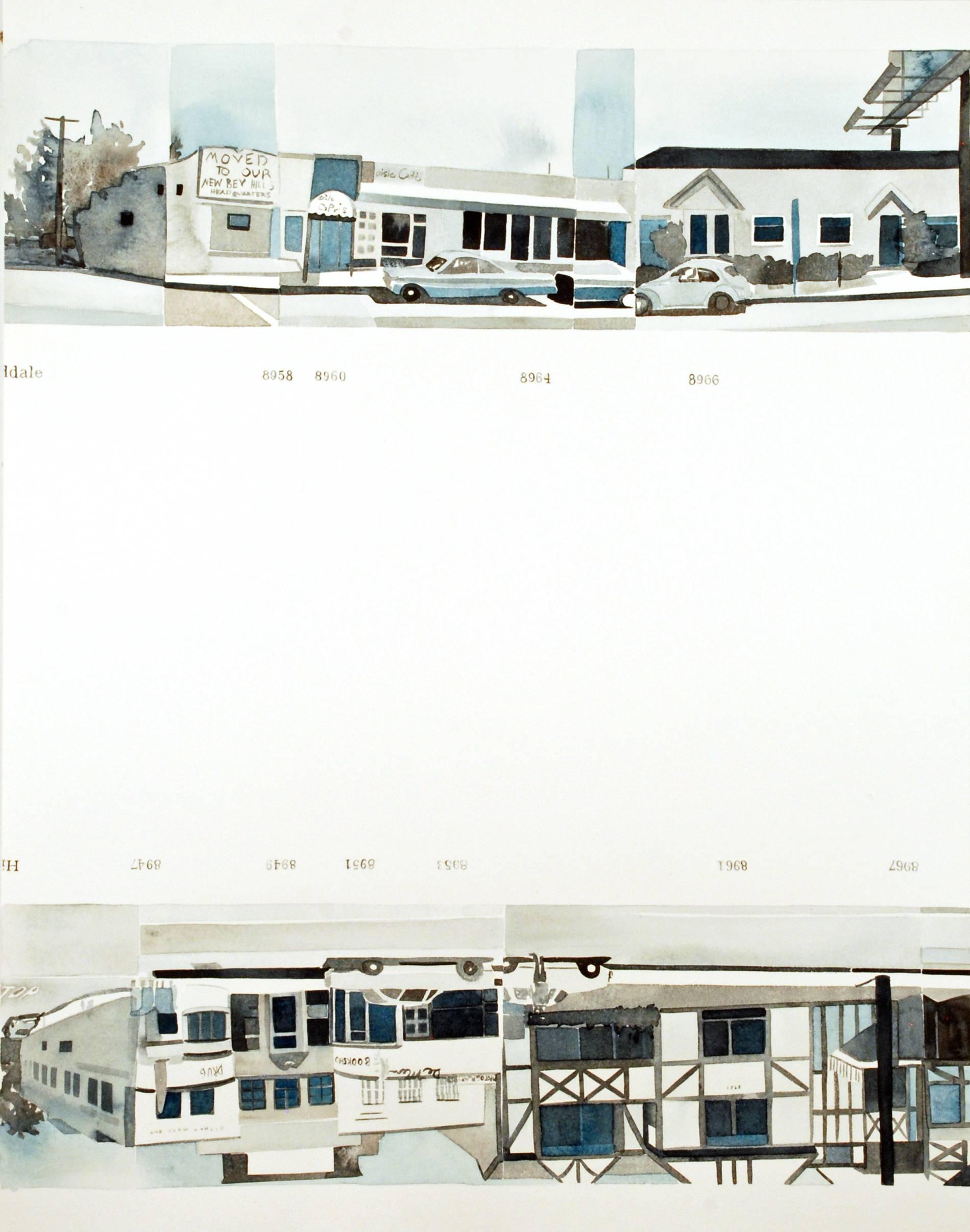 Ed Ruscha's Every Building on the Sunset Strip #42 - Art by Amy Park