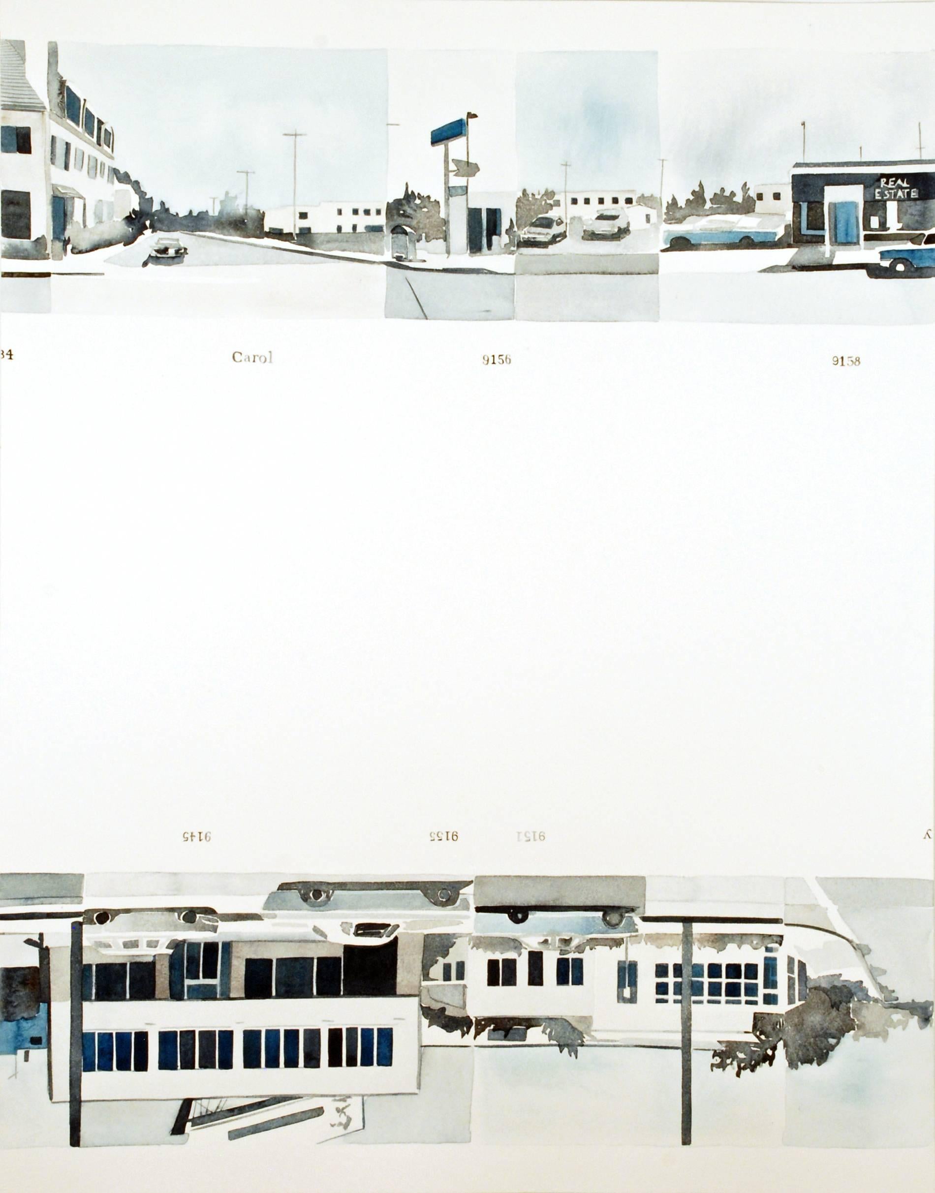 Ed Ruscha's Every Building on the Sunset Strip #50 - Art by Amy Park