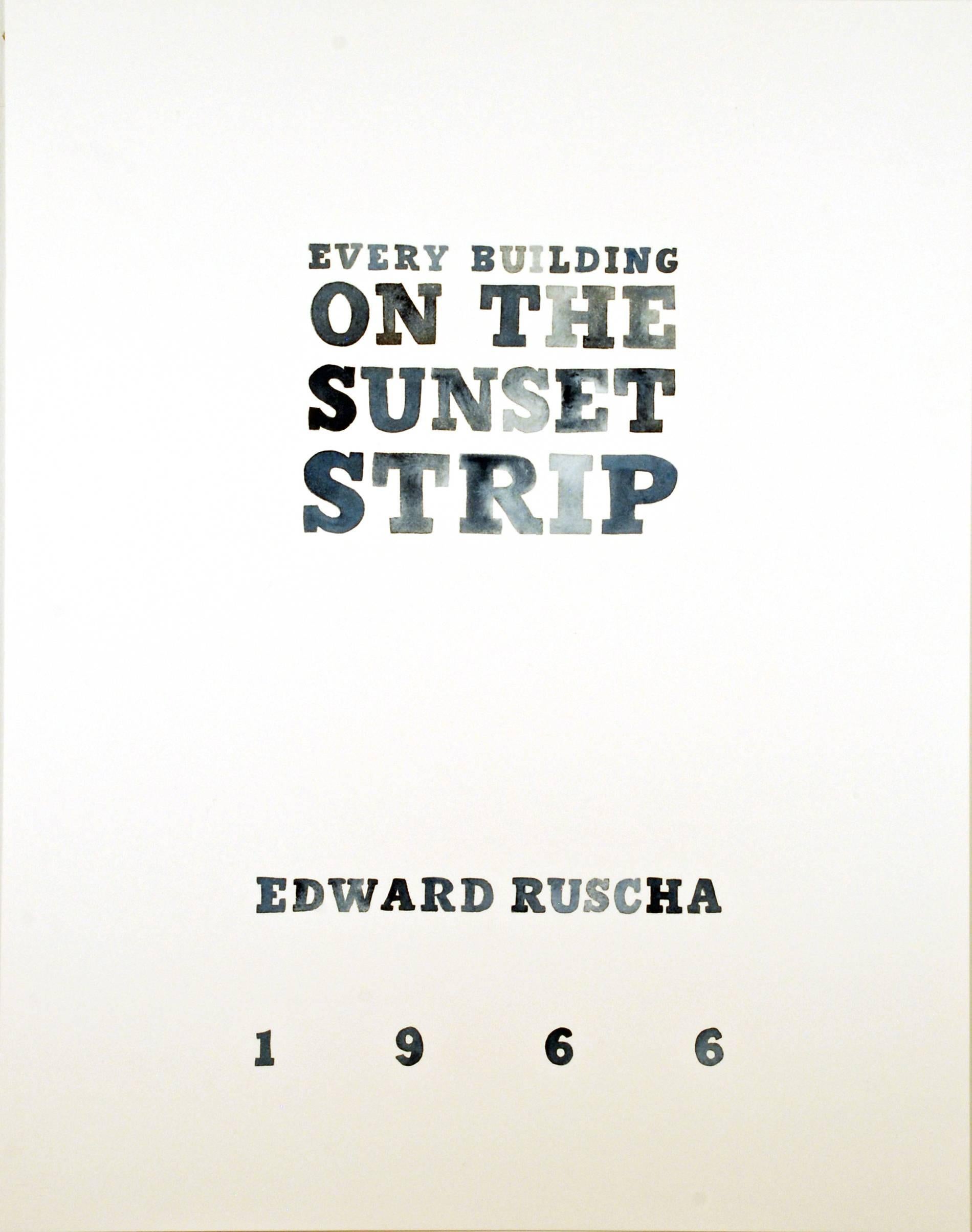 Ed Ruscha's Every Building on the Sunset Strip #53 - Art by Amy Park