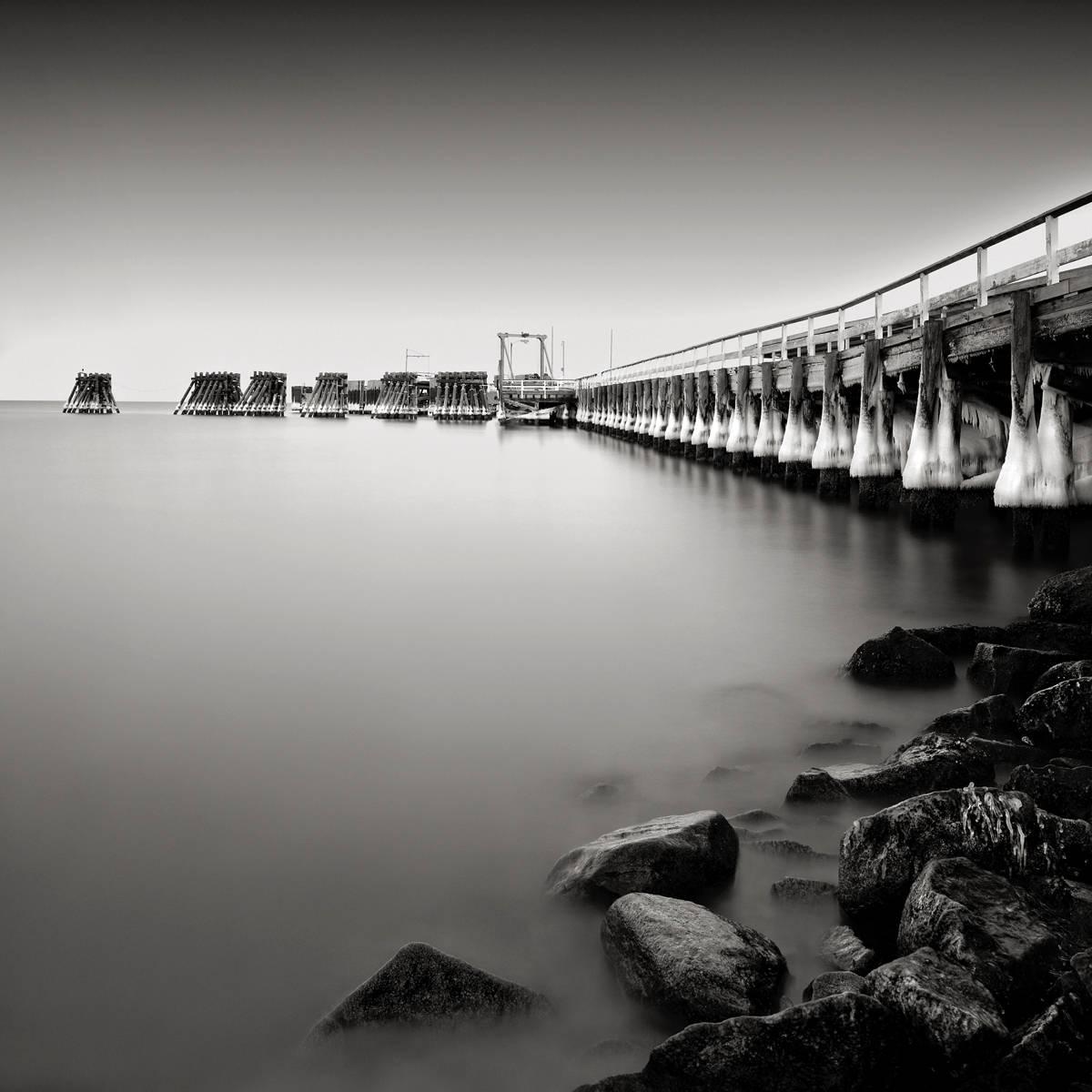 David Fokos Black and White Photograph - Steamship Dock, Oak Bluffs, Massachusetts, 1997