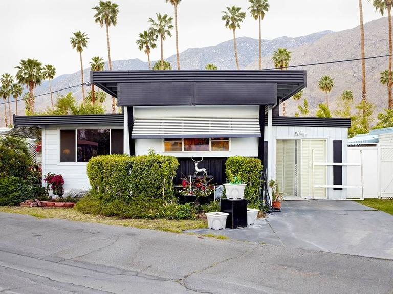 Jeffrey Milstein Palm Springs 35 Black Trim, Sahara Mobile Home Park, Photograph For Sale at