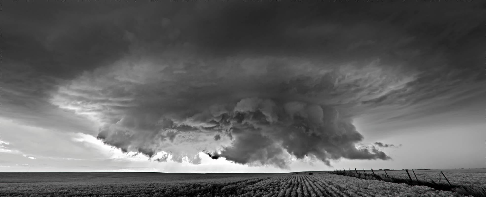 Mitch Dobrowner Black and White Photograph - Oval B.A.