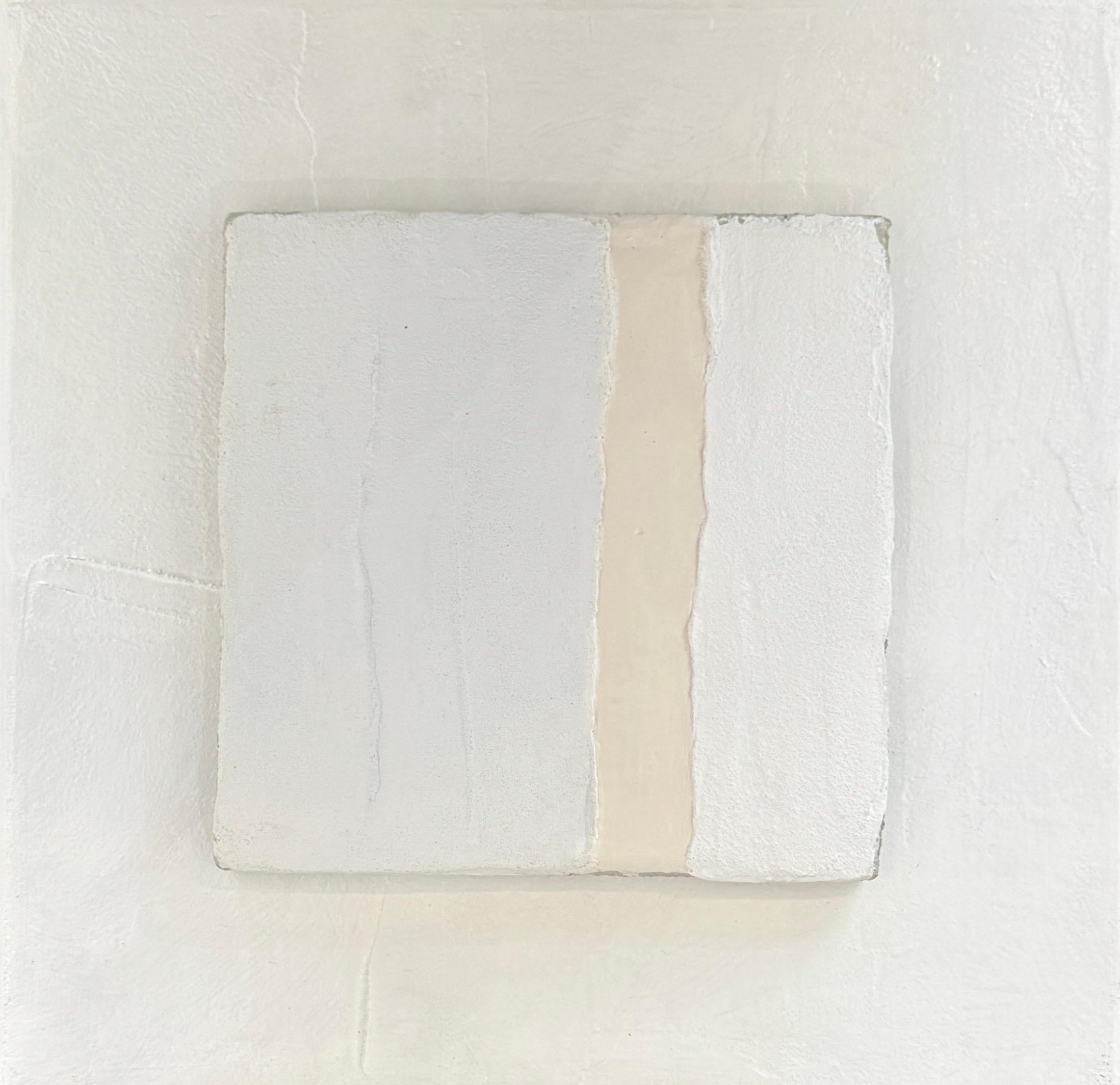Nacimiento y duelo n°10 de Gilbert Pauli - Acrílico sobre yeso y cemento 37x37cm