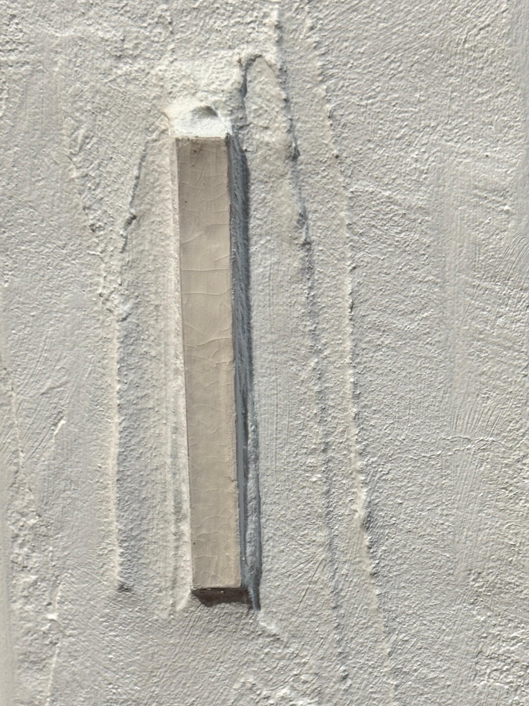 Double mosaic by Gilbert Pauli - Mixed media 47x47 cm For Sale 4