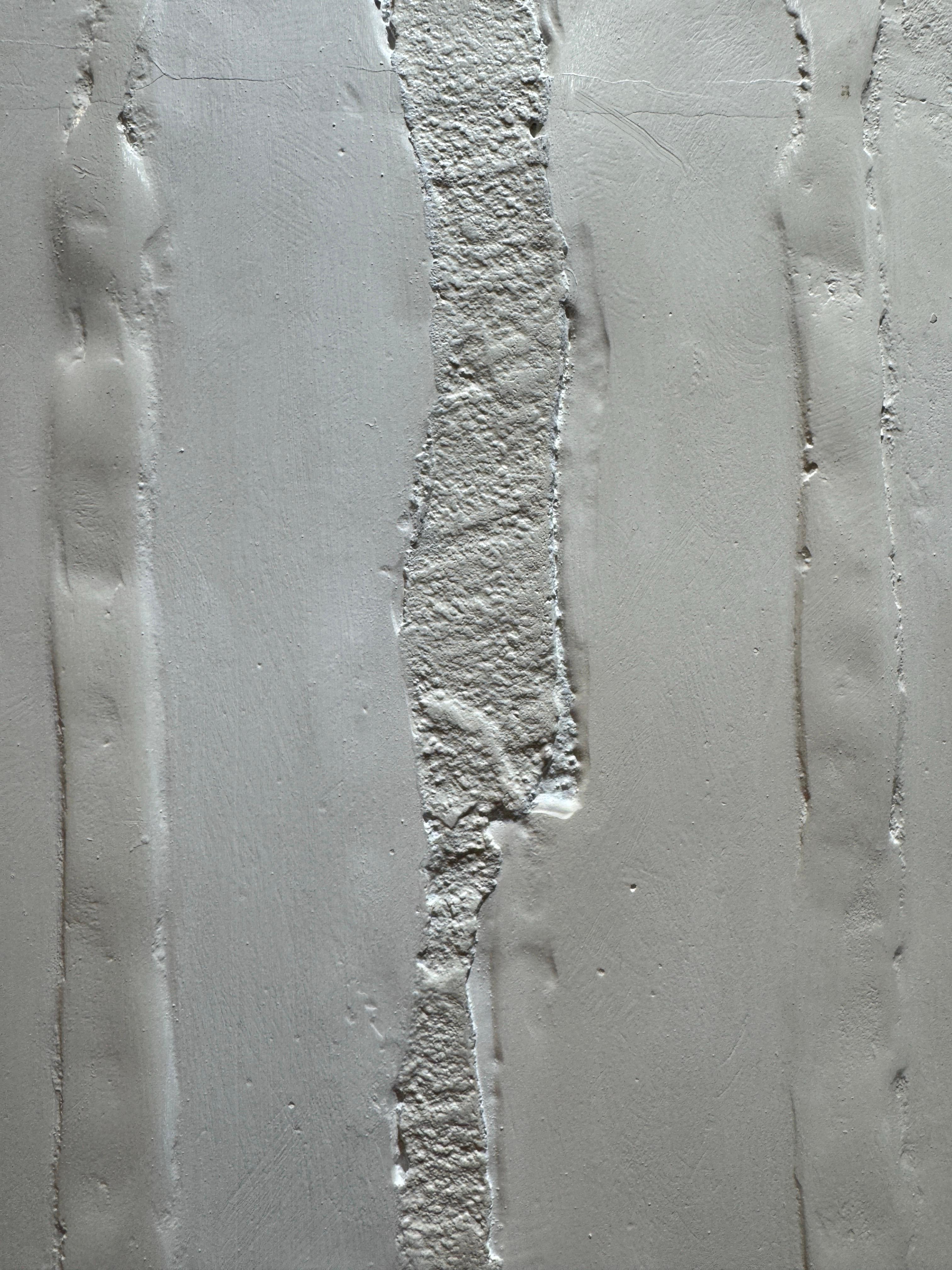 Birth and mourning n°9 by Gilbert Pauli - Acrylic on plaster 68x68 cm For Sale 6